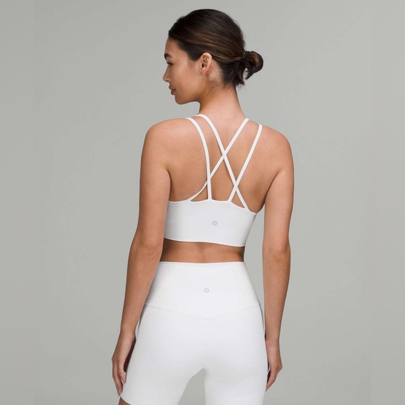 Lululemon Like A Cloud Longline Bra Light Support B/C Cup White - Picture 5 of 10